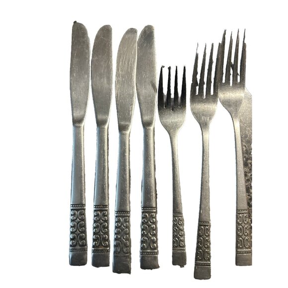 Lot Of 10 CASA VISTA Rogers Stanley Roberts Stainless Bundle Flatware Stainless - Picture 2 of 4